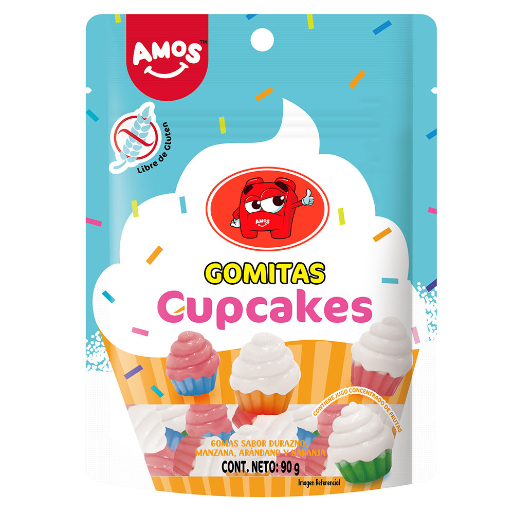 Gomitas Cupcakes 90g Amos