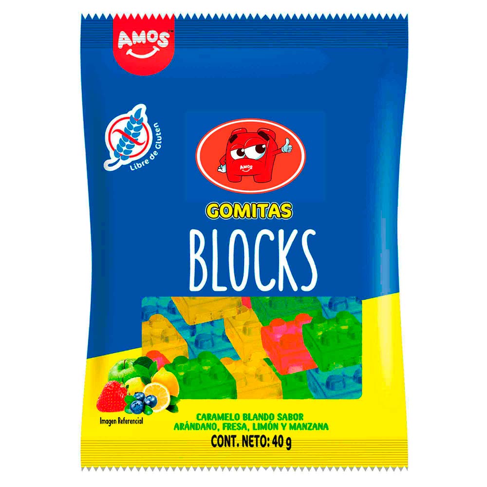 Gomitas Bloques 40g Amos