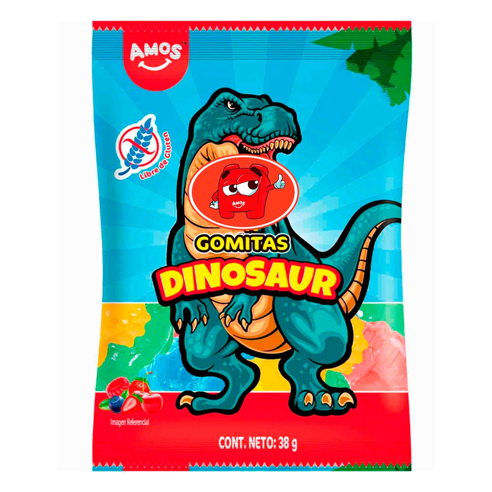 Gomitas Dinosaurios 38g Amos